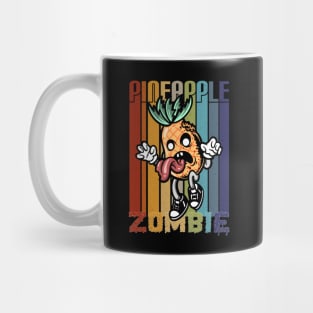 Retro Zombie Pineapple Halloween Mug